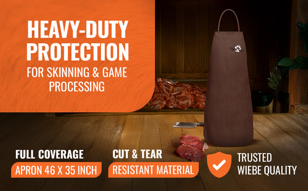 Heavy Duty Wiebe Skinning Apron – Wiebe Knives