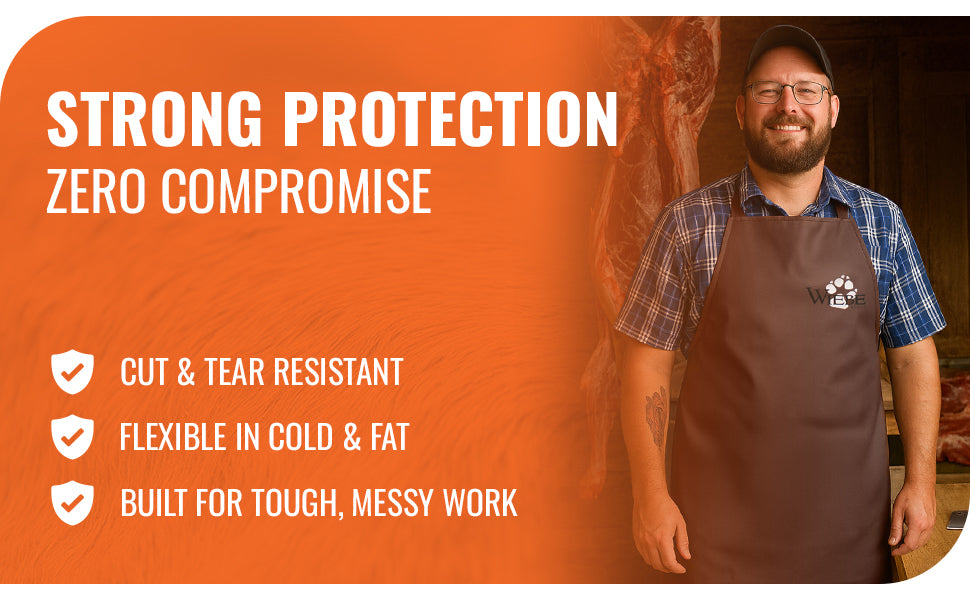 Heavy Duty Wiebe Skinning Apron – Wiebe Knives