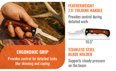 Wiebe Vixen Folding Skinning Knife