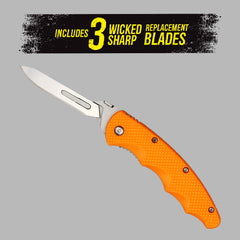 Wiebe Monarch Folding Scalpel Knife – Trap Shack Company